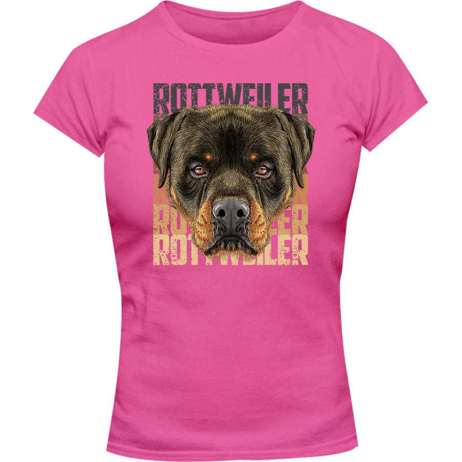 Rottweiler - Ladies Slim Fit Tee - Graphic Tees Australia