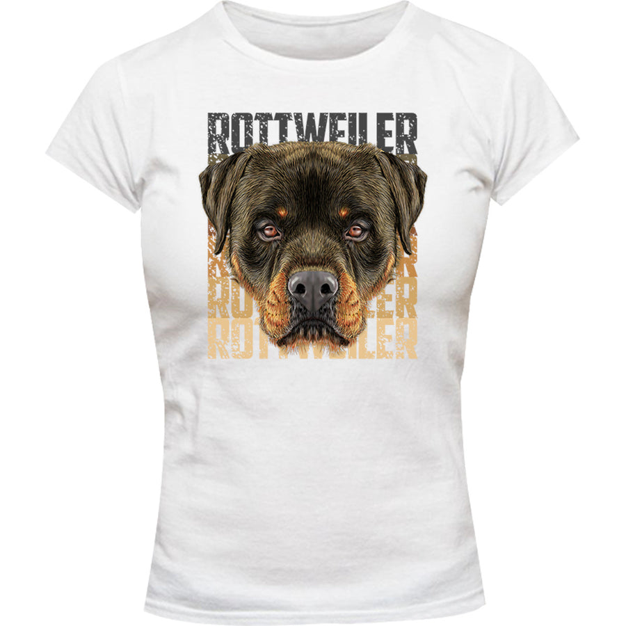 Rottweiler - Ladies Slim Fit Tee - Graphic Tees Australia