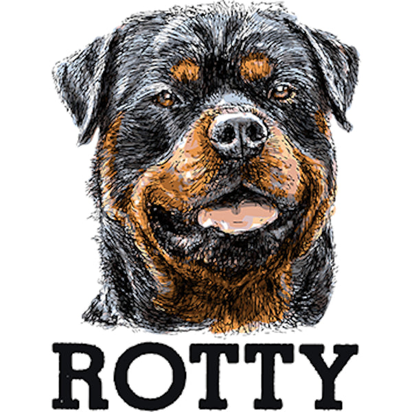 Rotty - Ladies Relaxed Fit Tee - Graphic Tees Australia