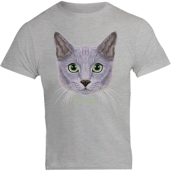 Russian Blue - Unisex Tee - Plus Size - Graphic Tees Australia