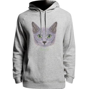 Russian Blue - Unisex Hoodie - Plus Size - Graphic Tees Australia