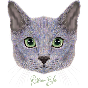 Russian Blue - Unisex Tee - Graphic Tees Australia