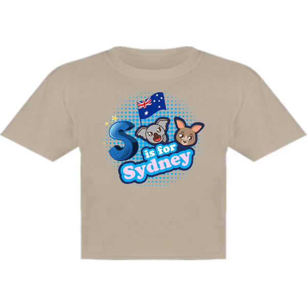 S Is For Sydney - Youth & Infant Tee - Graphic Tees Australia