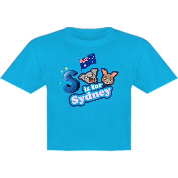 S Is For Sydney - Youth & Infant Tee - Graphic Tees Australia