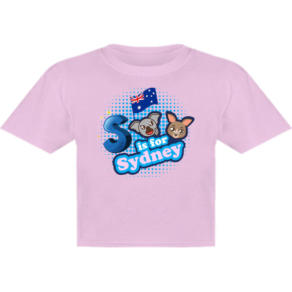 S Is For Sydney - Youth & Infant Tee - Graphic Tees Australia