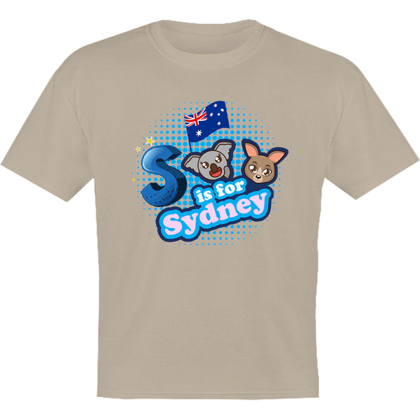 S Is For Sydney - Youth & Infant Tee - Graphic Tees Australia