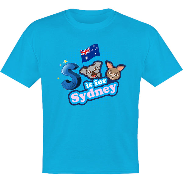 S Is For Sydney - Youth & Infant Tee - Graphic Tees Australia