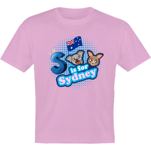 S Is For Sydney - Youth & Infant Tee - Graphic Tees Australia