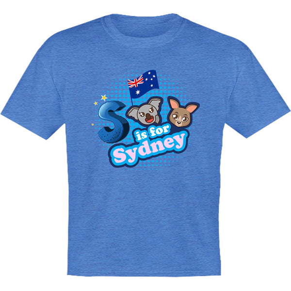 S Is For Sydney - Youth & Infant Tee - Graphic Tees Australia