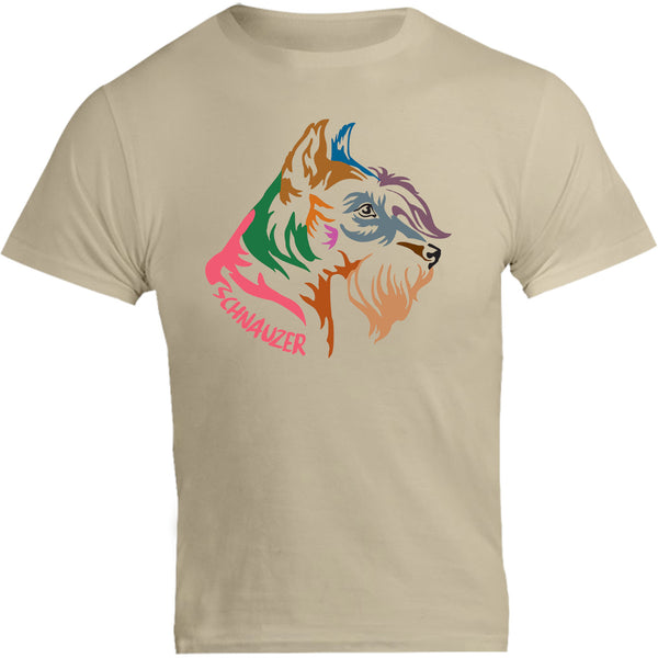 Schnauzer Colourful - Unisex Tee - Graphic Tees Australia