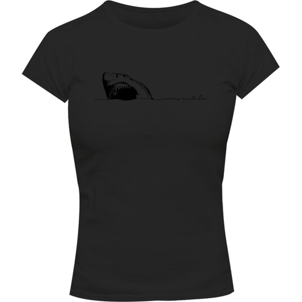 Shark Cairns Australia - Ladies Slim Fit Tee - Graphic Tees Australia