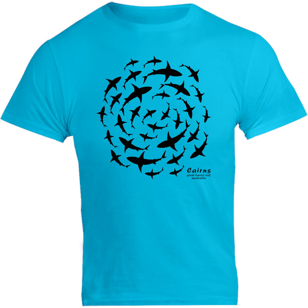 Sharks Circling Cairns - Unisex Tee - Graphic Tees Australia