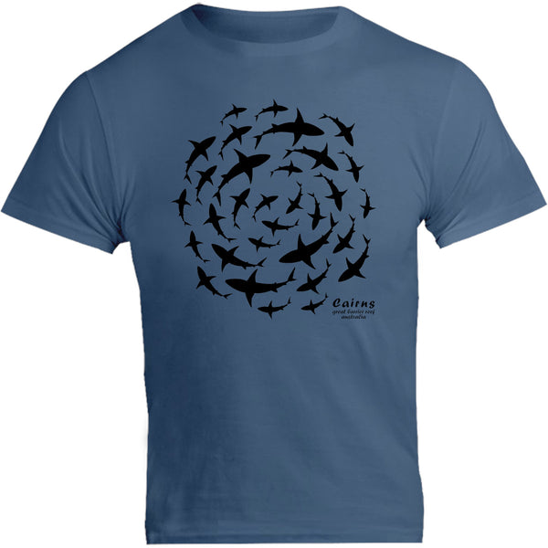 Sharks Circling Cairns - Unisex Tee - Graphic Tees Australia