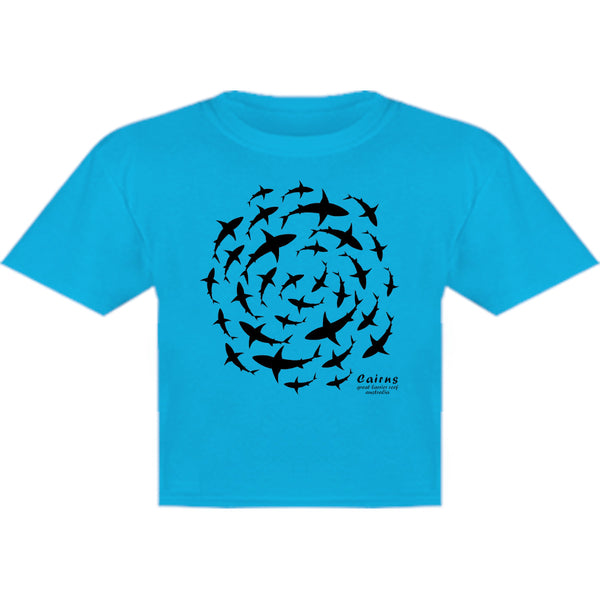 Sharks Circling Cairns - Youth & Infant Tee - Graphic Tees Australia