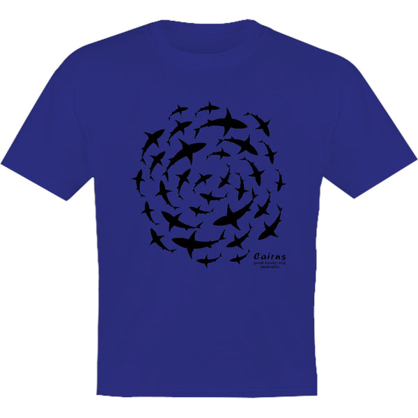 Sharks Circling Cairns - Youth & Infant Tee - Graphic Tees Australia