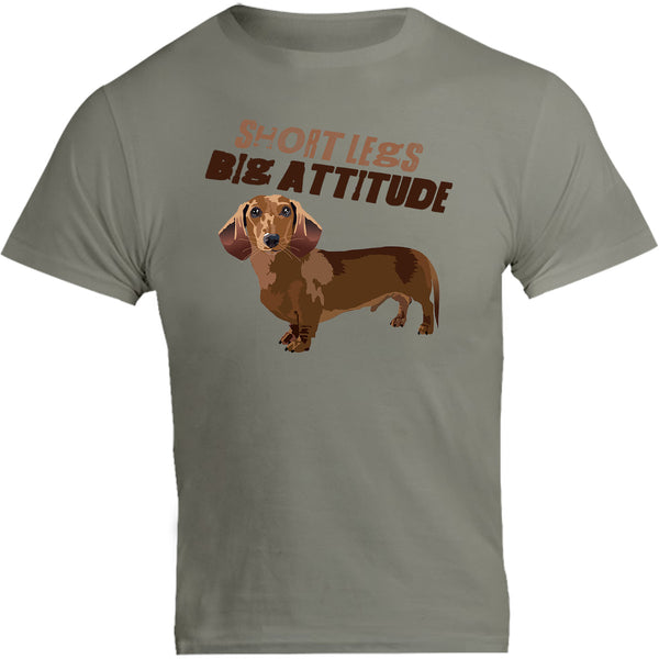 Short Legs Big Attitude - Unisex Tee - Graphic Tees Australia