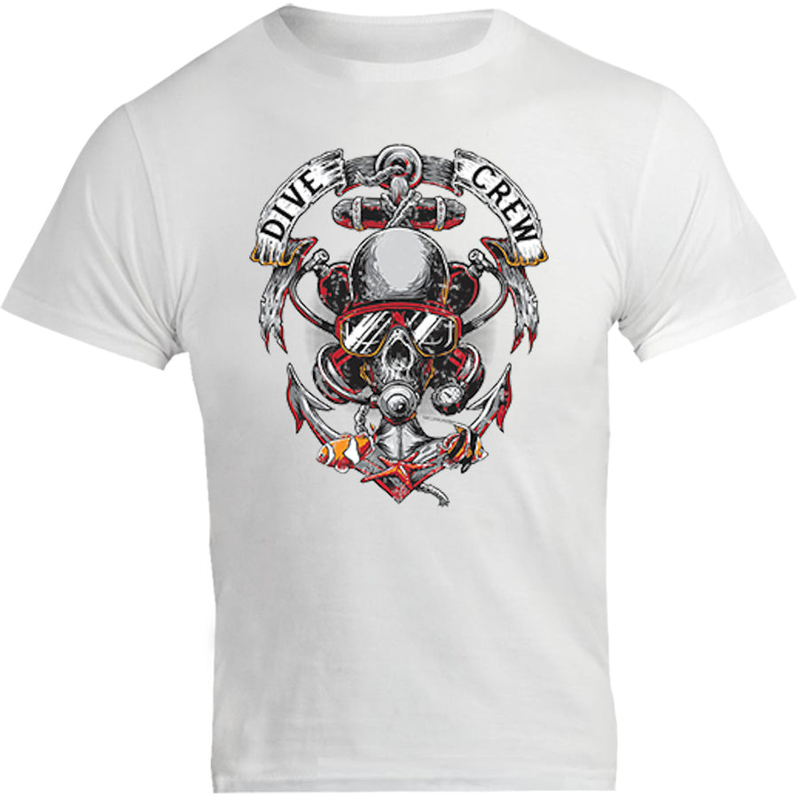 Skull Dive Crew - Unisex Tee - Graphic Tees Australia