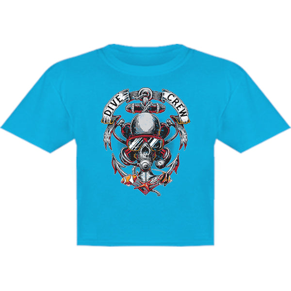 Skull Dive Crew - Youth & Infant Tee - Graphic Tees Australia