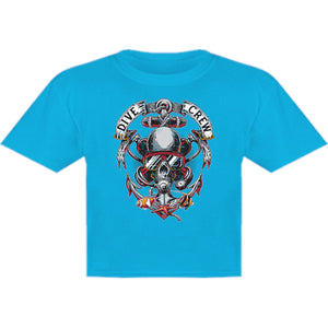 Skull Dive Crew - Youth & Infant Tee - Graphic Tees Australia