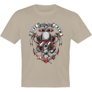 Skull Dive Crew - Youth & Infant Tee - Graphic Tees Australia