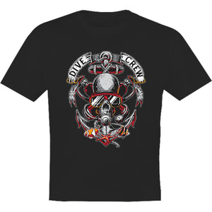 Skull Dive Crew - Youth & Infant Tee - Graphic Tees Australia