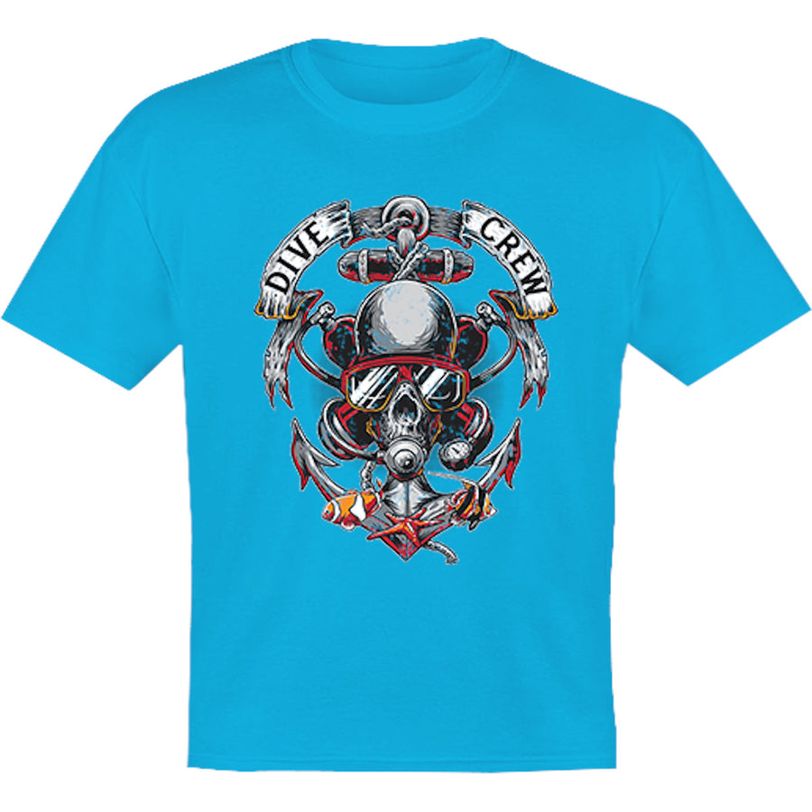 Skull Dive Crew - Youth & Infant Tee - Graphic Tees Australia