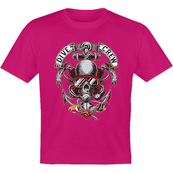 Skull Dive Crew - Youth & Infant Tee - Graphic Tees Australia