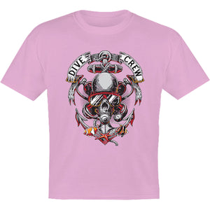 Skull Dive Crew - Youth & Infant Tee - Graphic Tees Australia