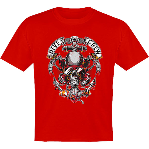 Skull Dive Crew - Youth & Infant Tee - Graphic Tees Australia