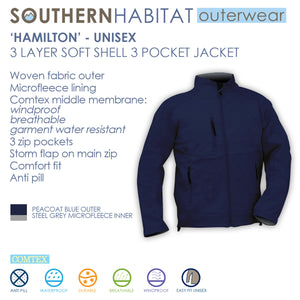 Soft Shell Jacket - Unisex - Graphic Tees Australia