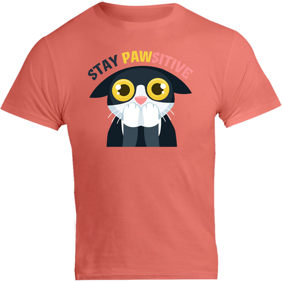 Stay Pawsitive - Unisex Tee - Graphic Tees Australia