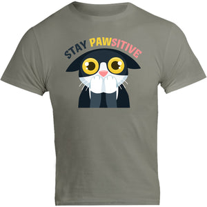 Stay Pawsitive - Unisex Tee - Graphic Tees Australia