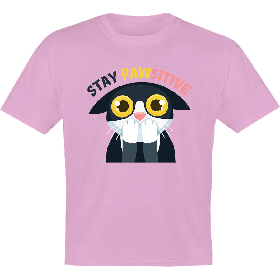 Stay Pawsitive - Youth & Infant Tee - Graphic Tees Australia