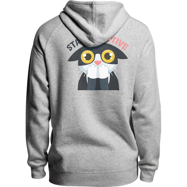 Stay Pawsitive - Unisex Hoodie - Plus Size