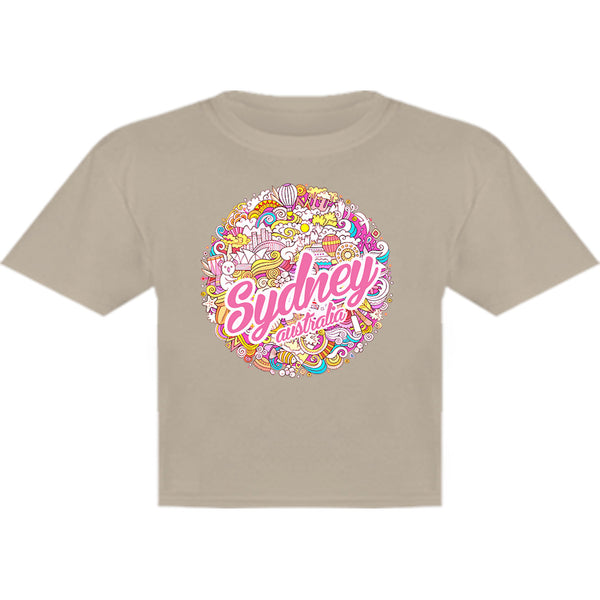 Sydney Australia Character Ball - Youth & Infant Tee - Graphic Tees Australia