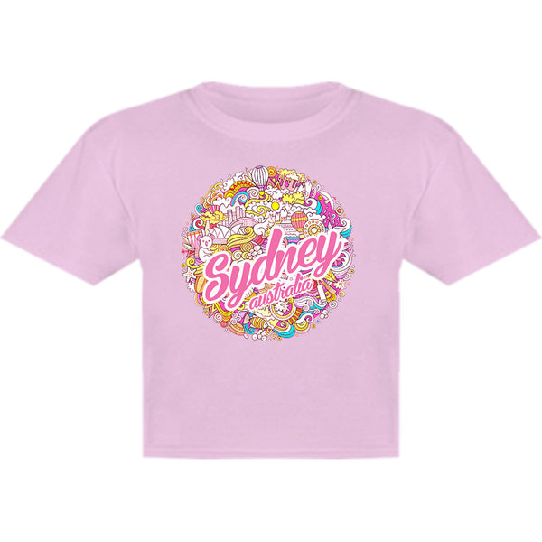 Sydney Australia Character Ball - Youth & Infant Tee - Graphic Tees Australia