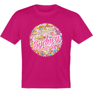 Sydney Australia Character Ball - Youth & Infant Tee - Graphic Tees Australia