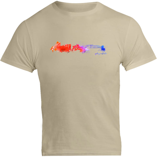 Sydney Australia Painterly Skyline - Unisex Tee - Graphic Tees Australia