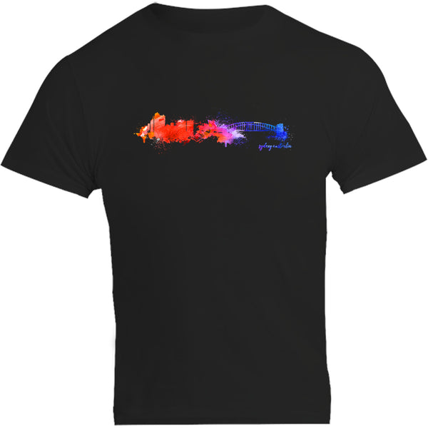 Sydney Australia Painterly Skyline - Unisex Tee - Graphic Tees Australia