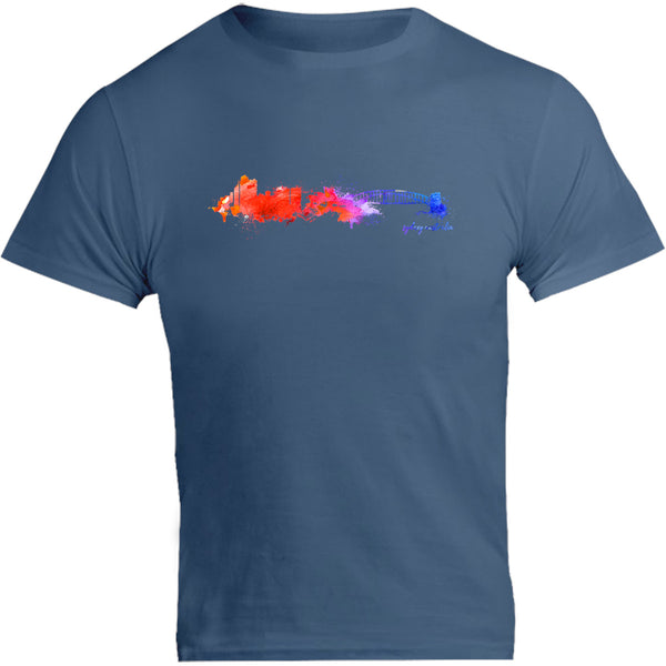 Sydney Australia Painterly Skyline - Unisex Tee - Graphic Tees Australia