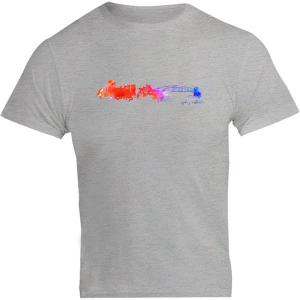 Sydney Australia Painterly Skyline - Unisex Tee - Graphic Tees Australia