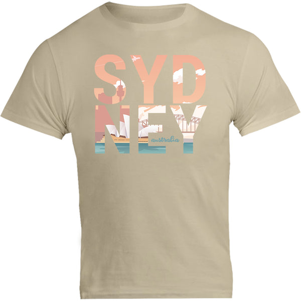 Sydney Australia Photo in Word - Unisex Tee - Graphic Tees Australia