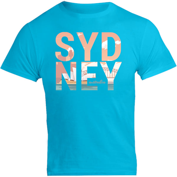 Sydney Australia Photo in Word - Unisex Tee - Graphic Tees Australia