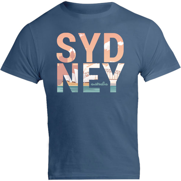 Sydney Australia Photo in Word - Unisex Tee - Graphic Tees Australia