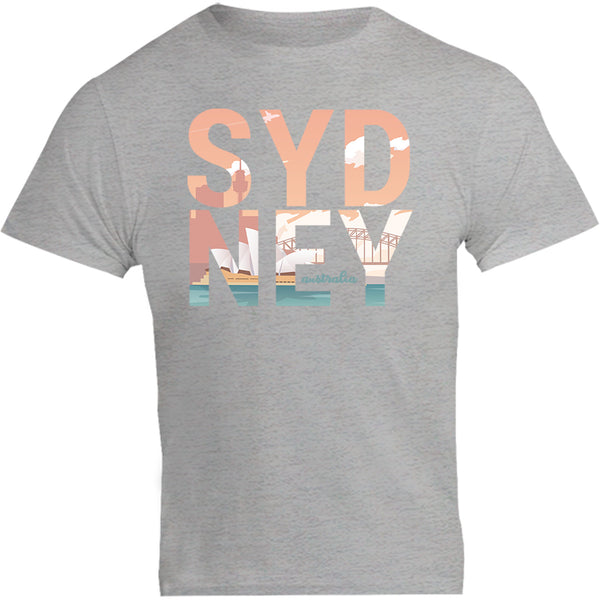 Sydney Australia Photo in Word - Unisex Tee - Graphic Tees Australia