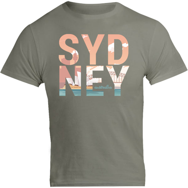 Sydney Australia Photo in Word - Unisex Tee - Graphic Tees Australia