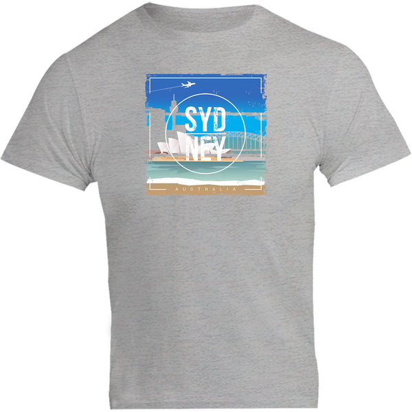 Sydney Australia Square Paint Brush - Unisex Tee - Graphic Tees Australia