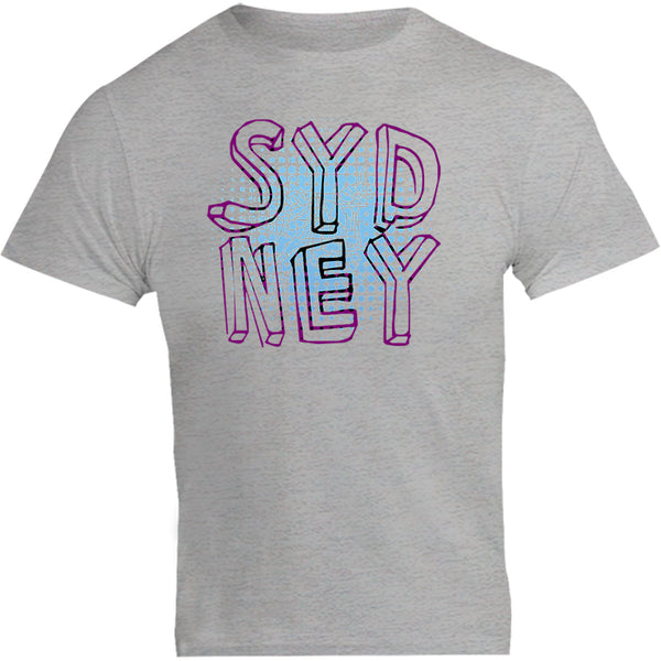 Sydney Halftone Circle Map - Unisex Tee - Graphic Tees Australia