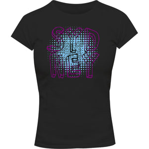 Sydney Halftone Circle Map - Ladies Slim Fit Tee - Graphic Tees Australia