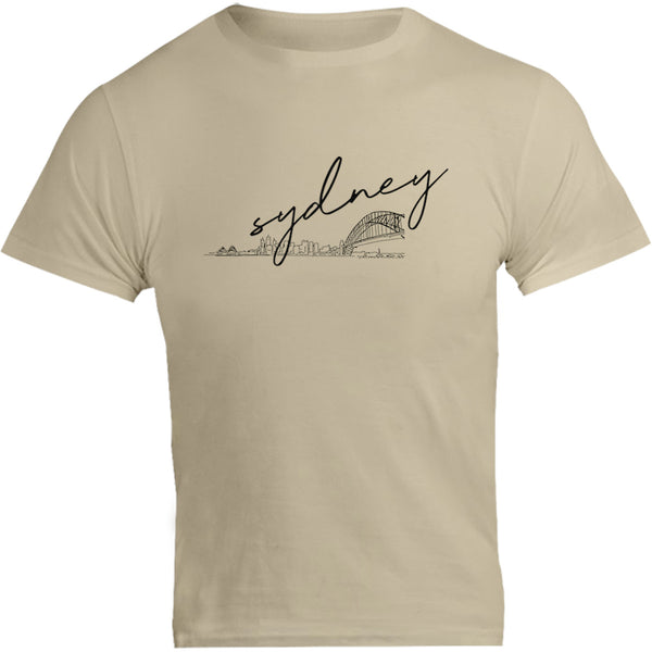 Sydney Hand-drawn Skyline - Unisex Tee - Graphic Tees Australia